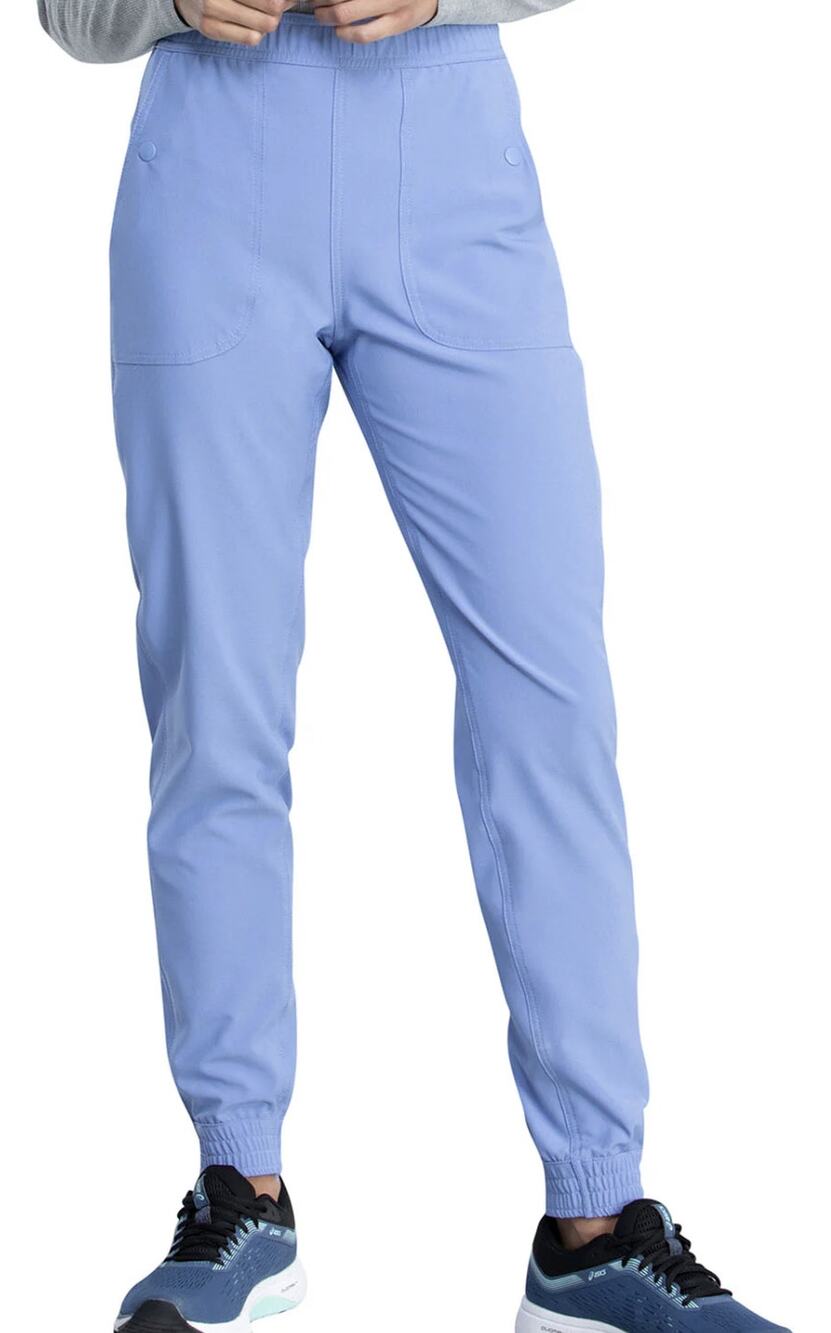 Dickies Retro Woman Scrubs Pant Mid Rise Jogger Plus Size DK050 2XL Cielo Blue